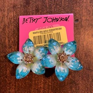 Betsey Johnson vintage secret garden earrings